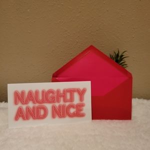 Kate spade card set naughty and nice holiday card park stationary